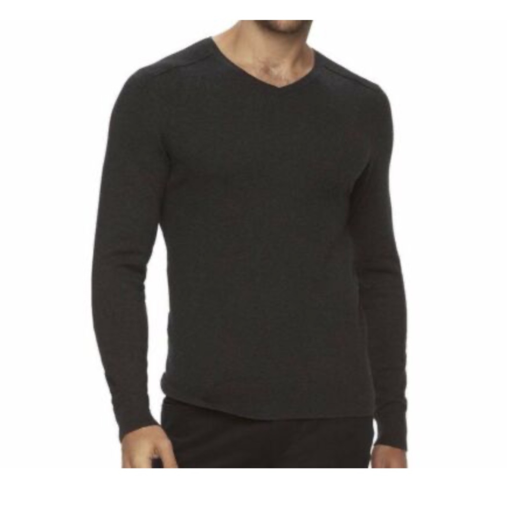 New!!! Marc Anthony - Cashmere - NWOT-    V-Neck Sweater - XLT - Heather